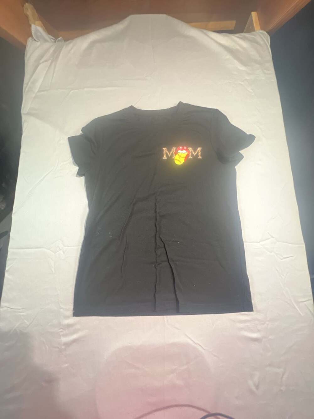 Softball Mom Graphic T-Shirt Black